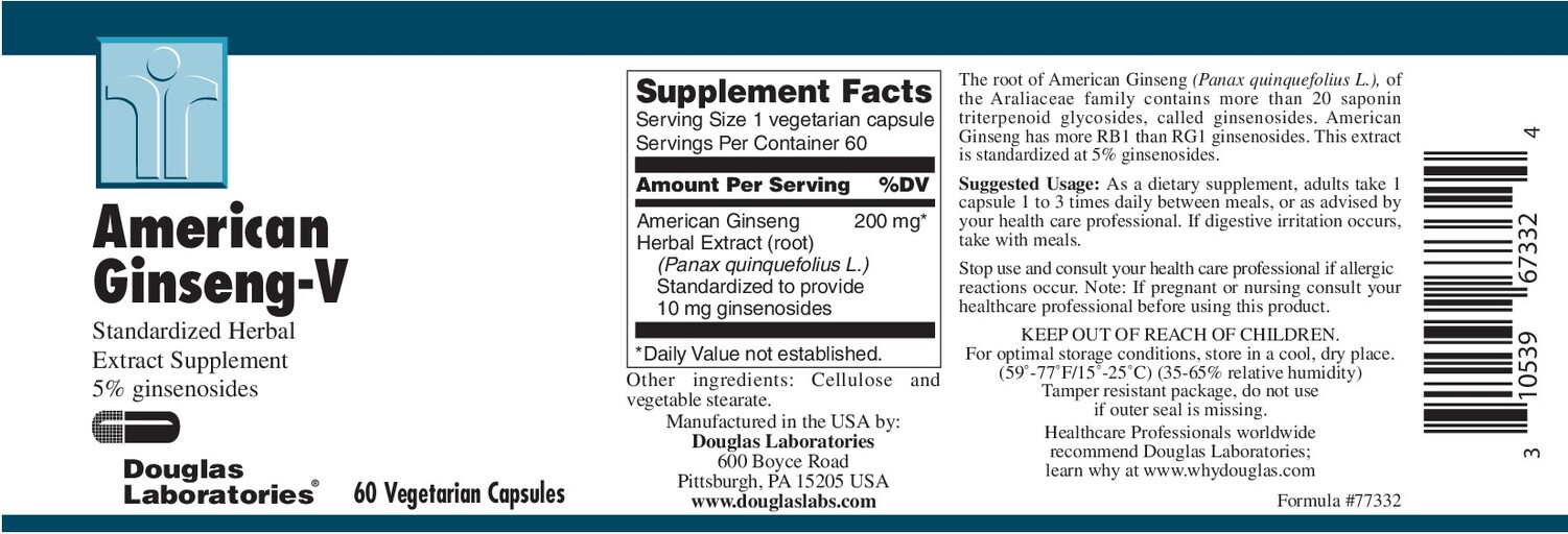 American Ginseng-V