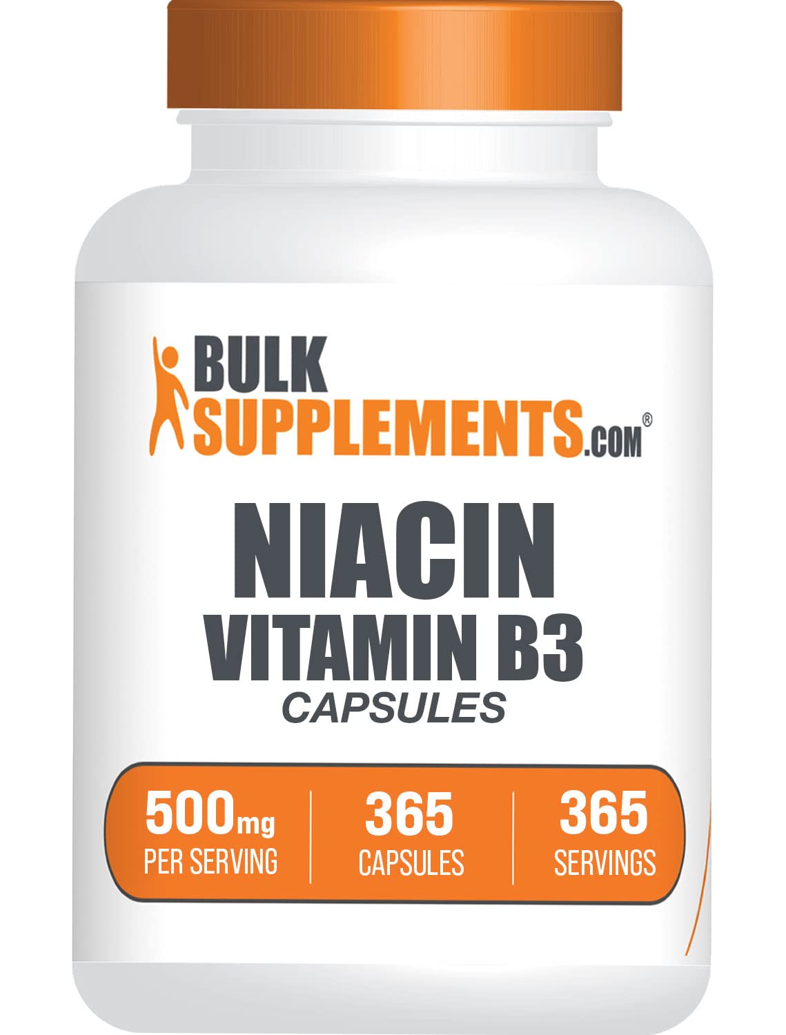 Niacin Vitamin B3 Capsules 500 mg