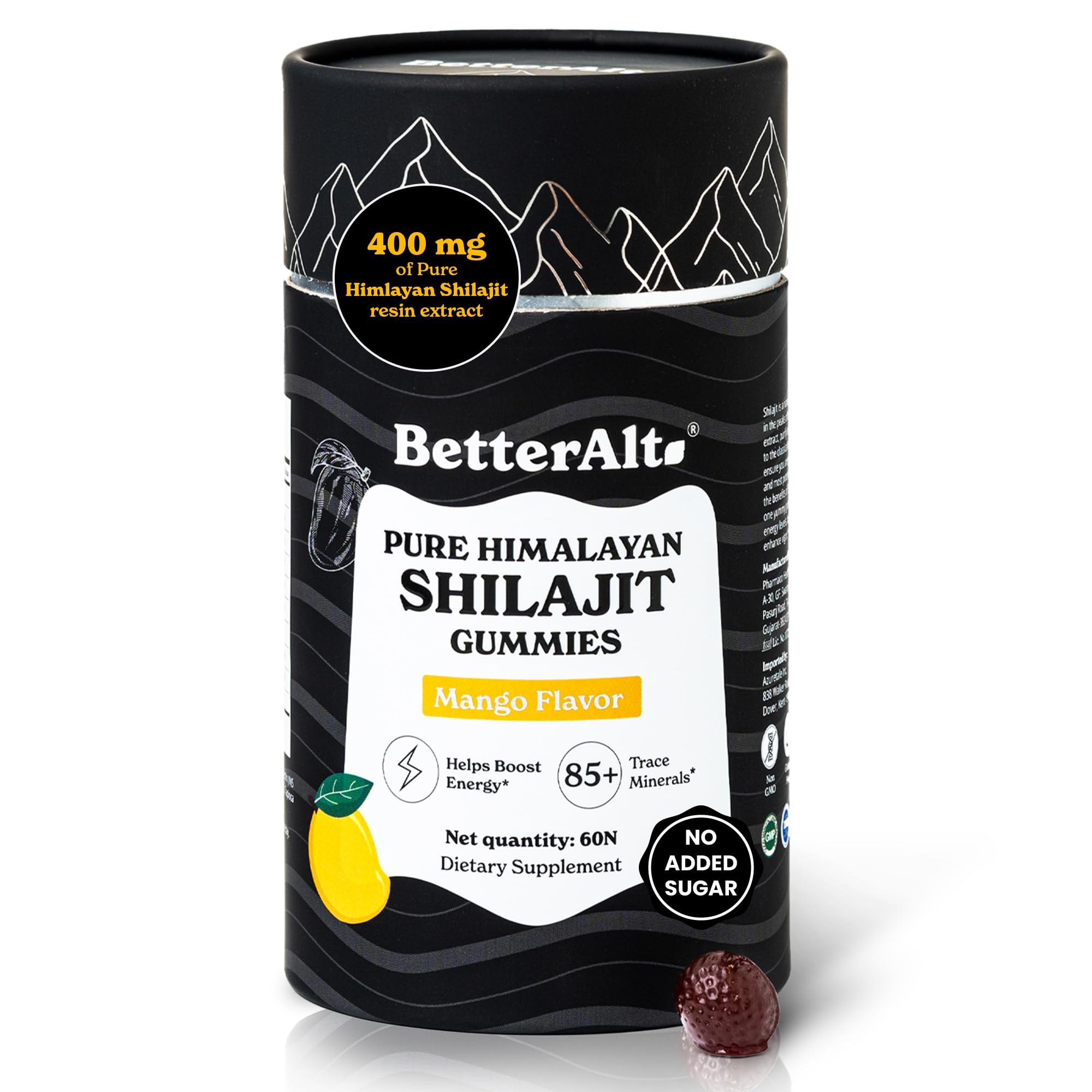 Pure Himalayan Shilajit Gummies (Mango