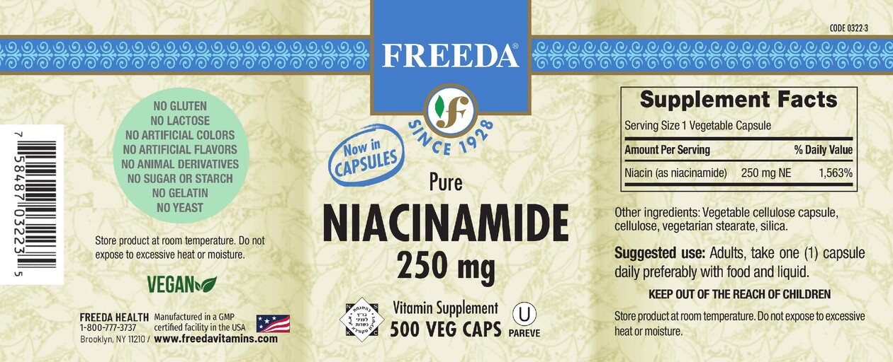 Pure Niacinamide 250 mg