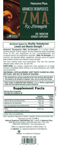 Advanced Therapeutics ZMA Rx-Strength