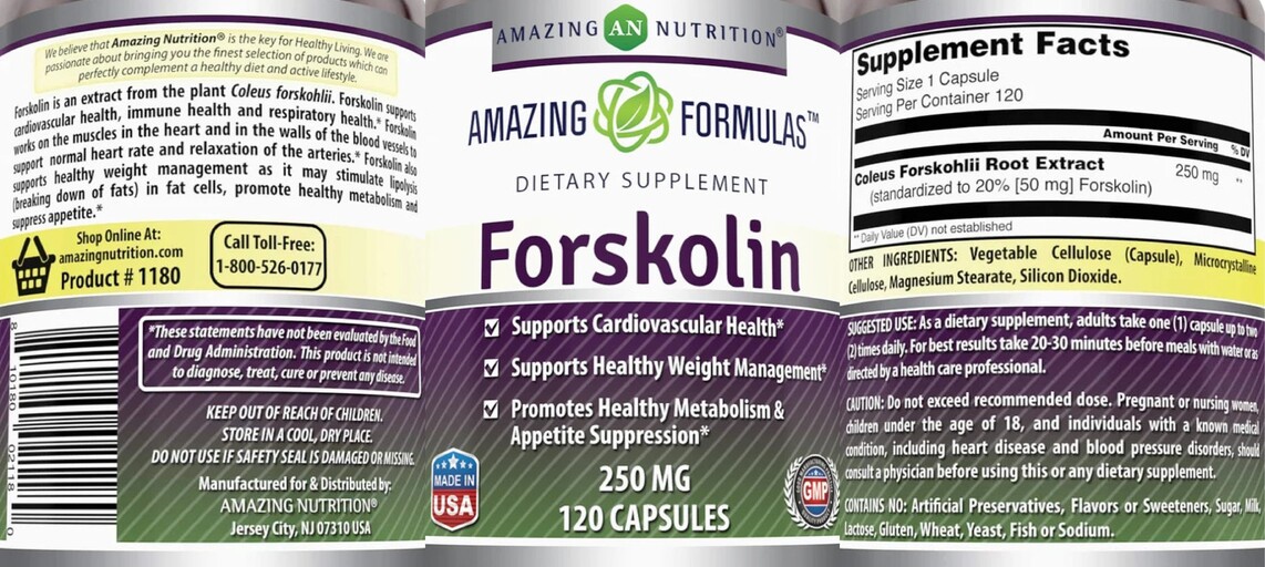 Forskolin 250 mg