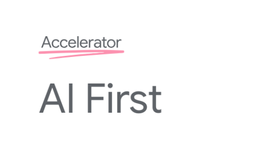 Image of the Accelerator logo with the text 'AI first'.