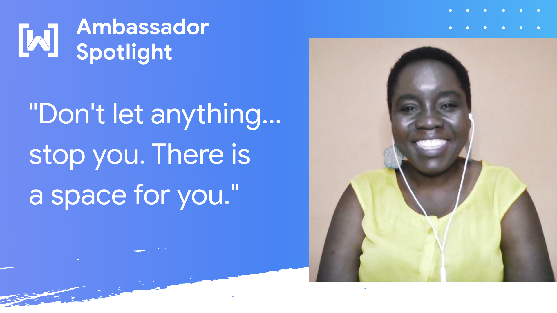 Meet Yanick Saint-Elien, Women Techmakers Ambassador