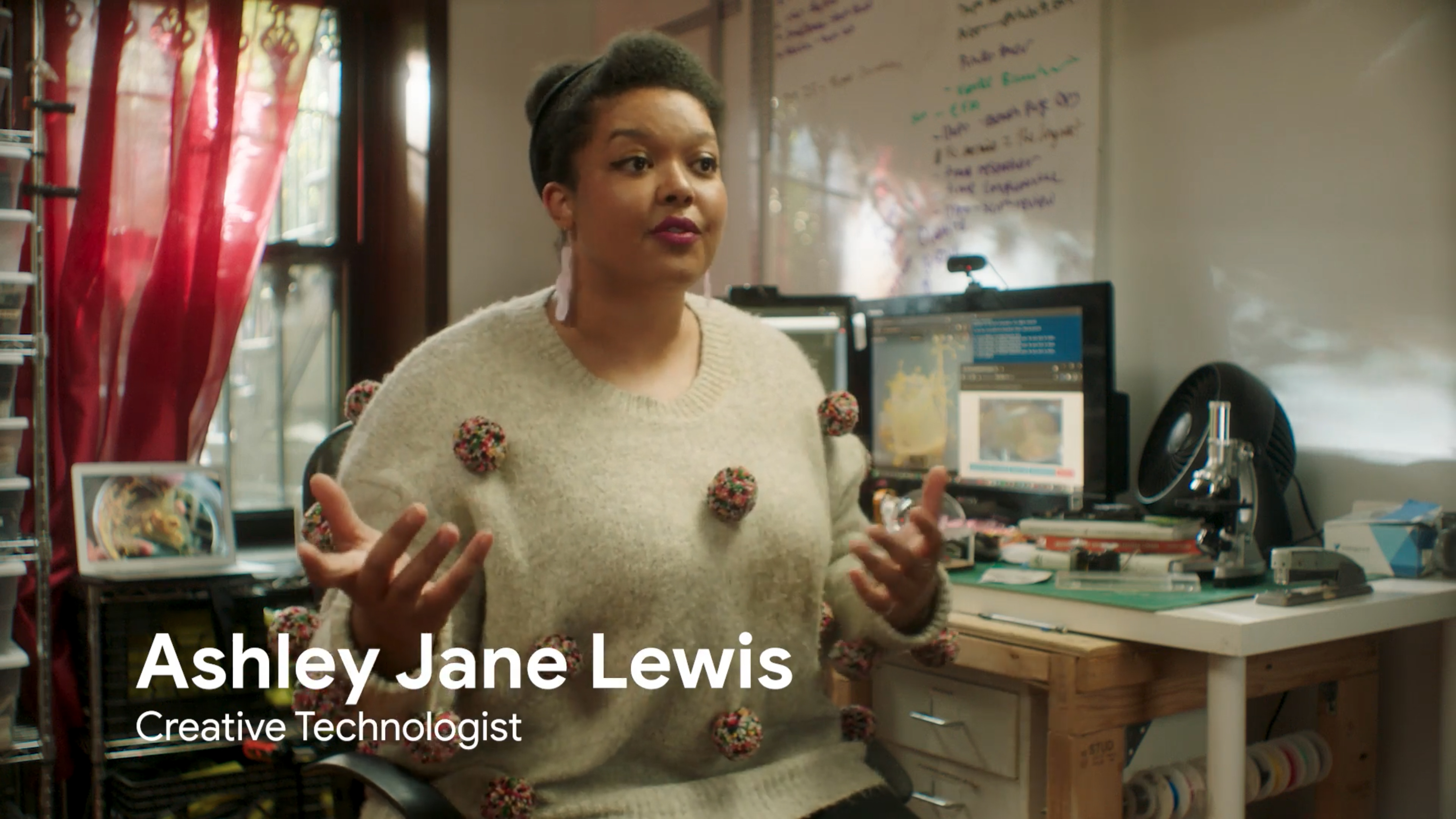Ashley Jane Lewis is using slime mold to drive conversations about equity