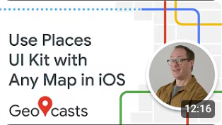 Используйте Places UI Kit с любой картой в iOS.