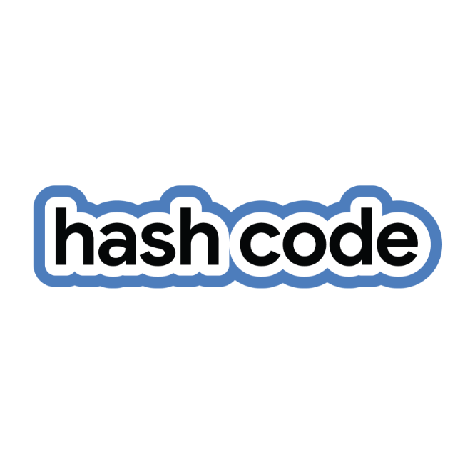 Hash Code logo with white background