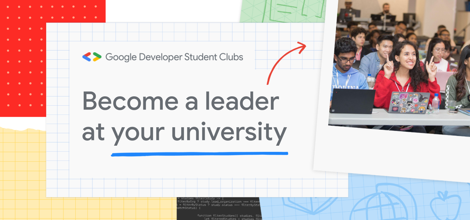  Applications Open:  Google Developer Student Club