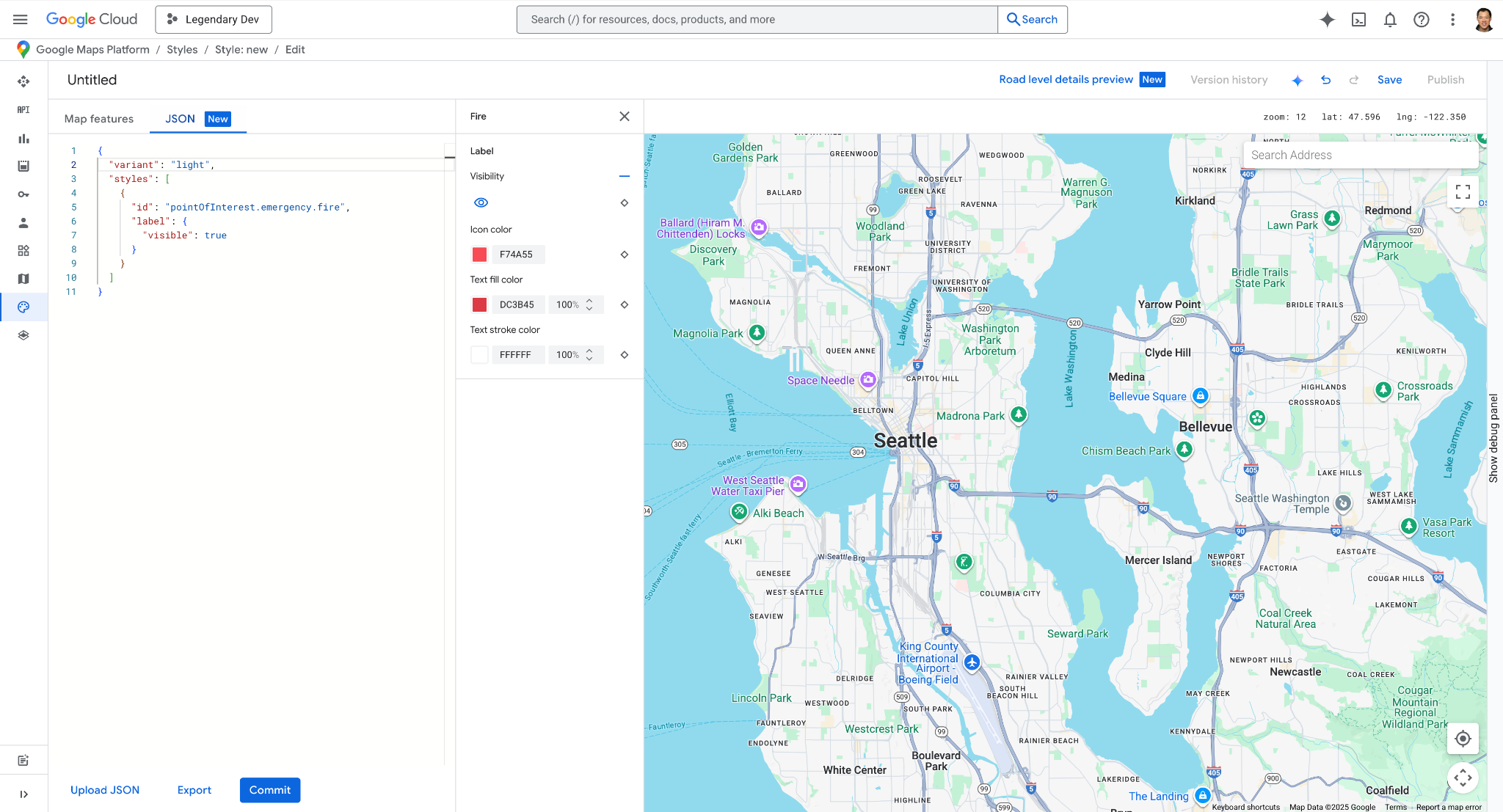 Стилизация карт, переносимость данных.