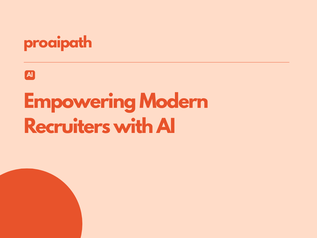 Empowering the Modern Recruiter: Balancing AI Efficiency and Human Control