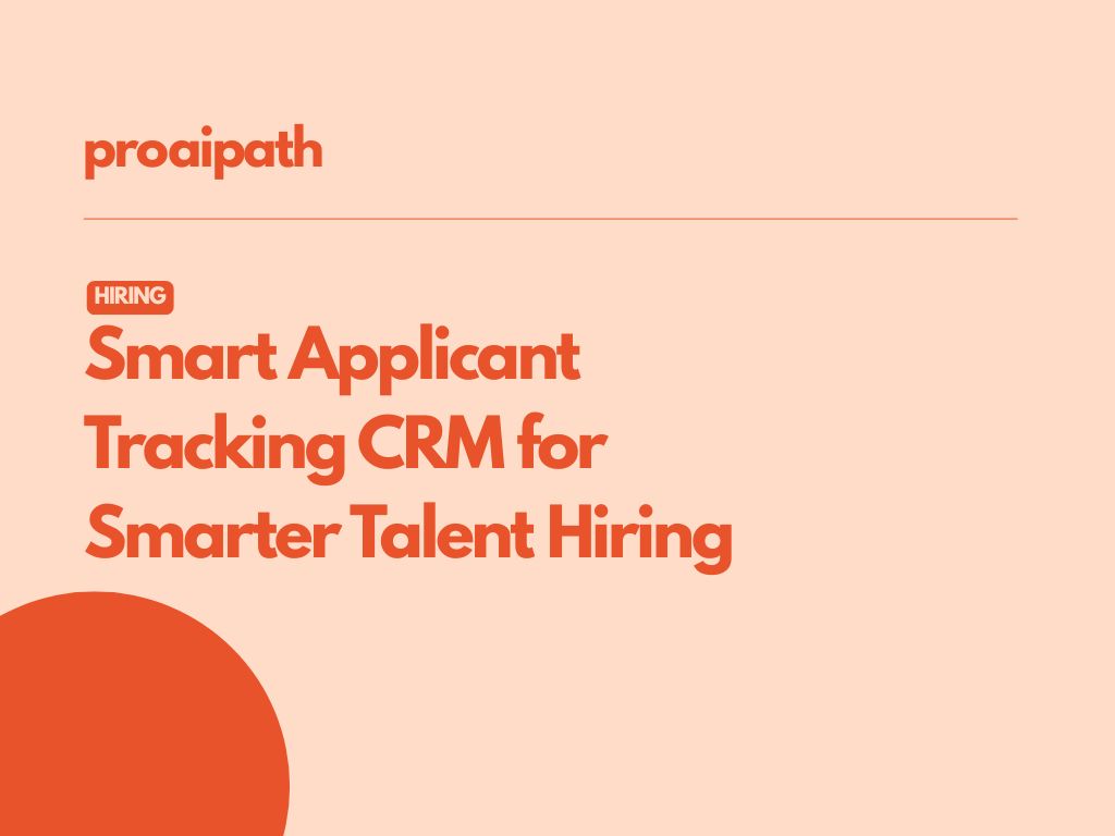 Smart Applicant Tracking with CRM: The Smarter Way to Hire Top Talent Meta Discover 