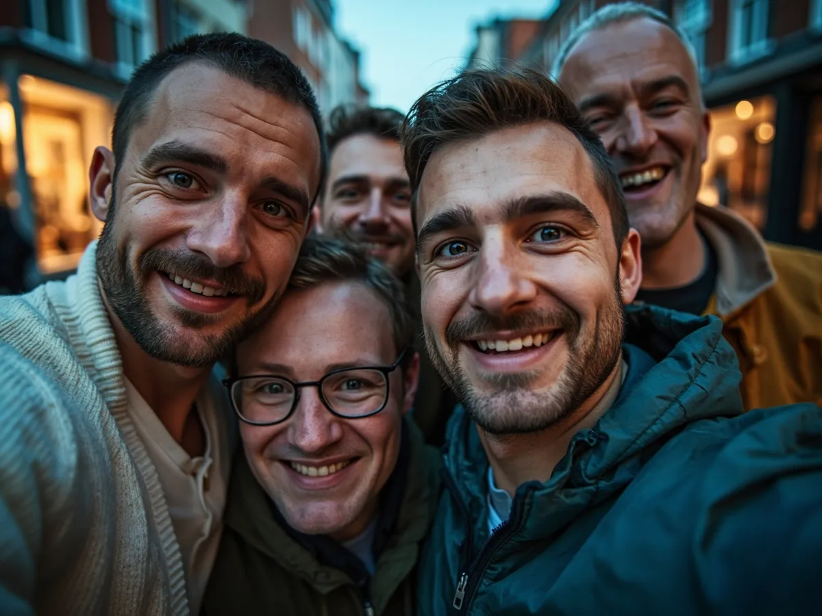 Friends enjoying a quest day out together