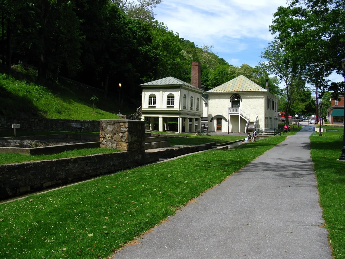 Berkeley Springs - one of the places your quest passes through