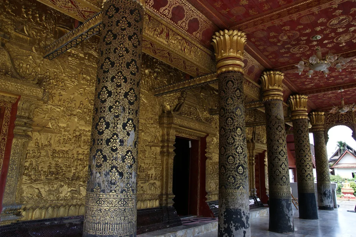 ວັດໃໝ່ ສຸວັນນະພູມາຣາມ in Luang Prabang