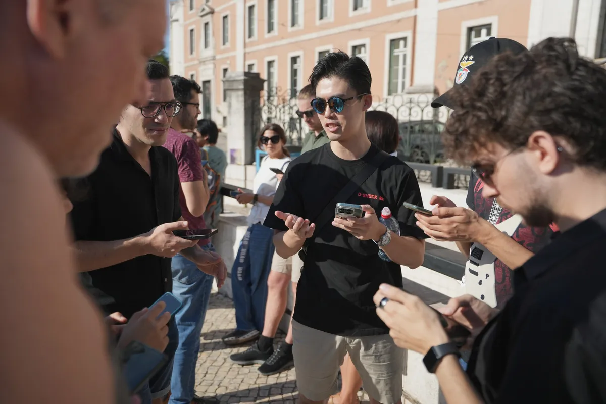 Players at our GoQuestIRL event in Lisbon