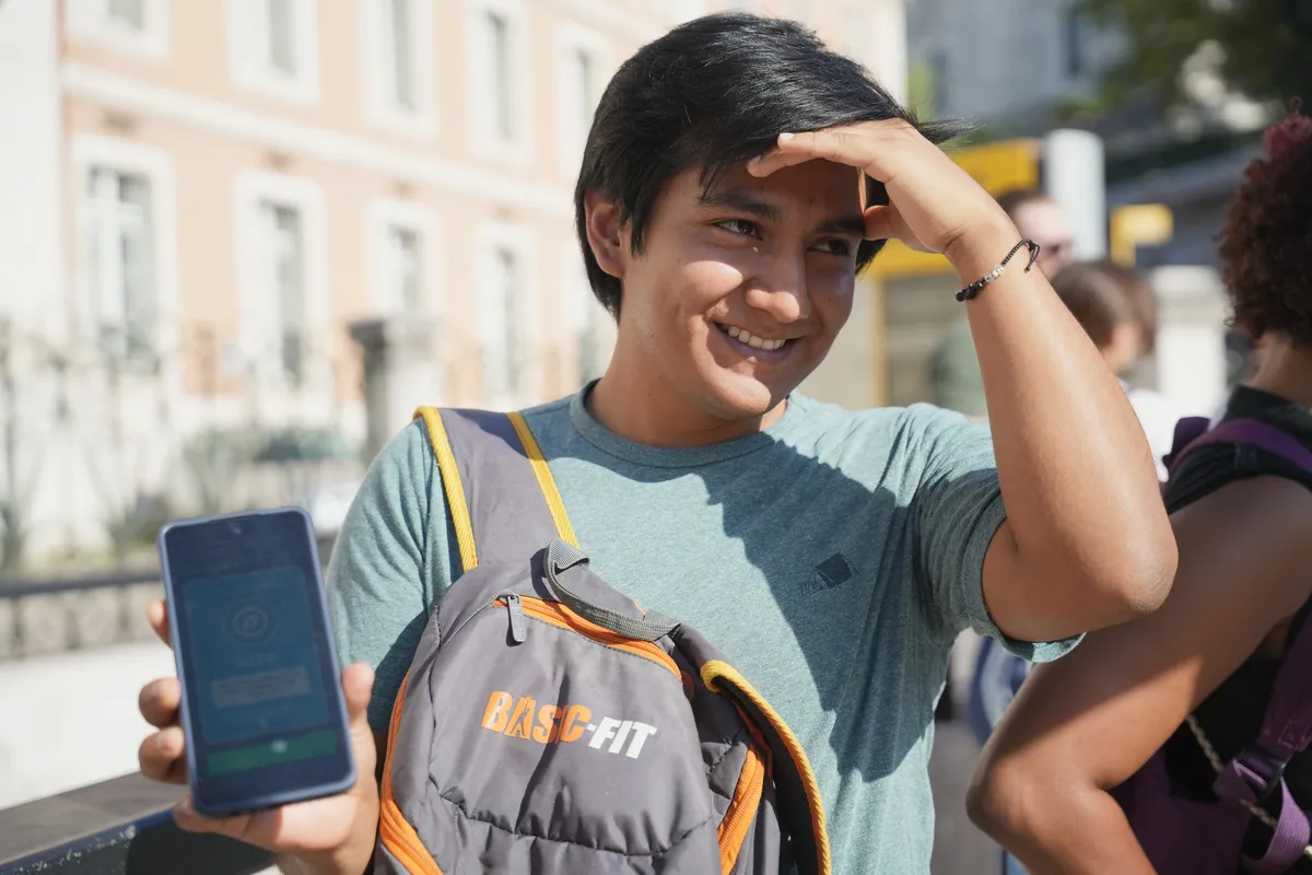 Players at a GoQuestIRL event in Lisbon, showing the style of the experience. Locations shown may differ from this quest's route.