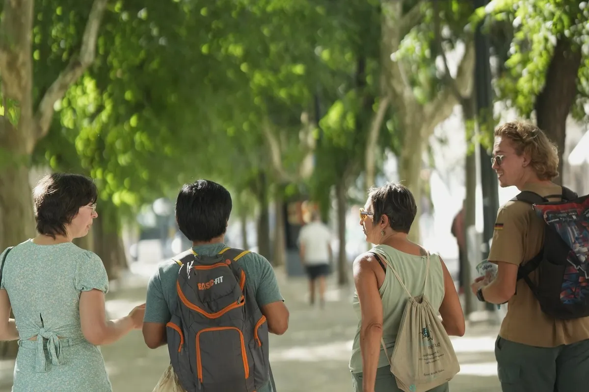Players at a GoQuestIRL event in Lisbon, showing the style of the experience. Locations shown may differ from this quest's route.