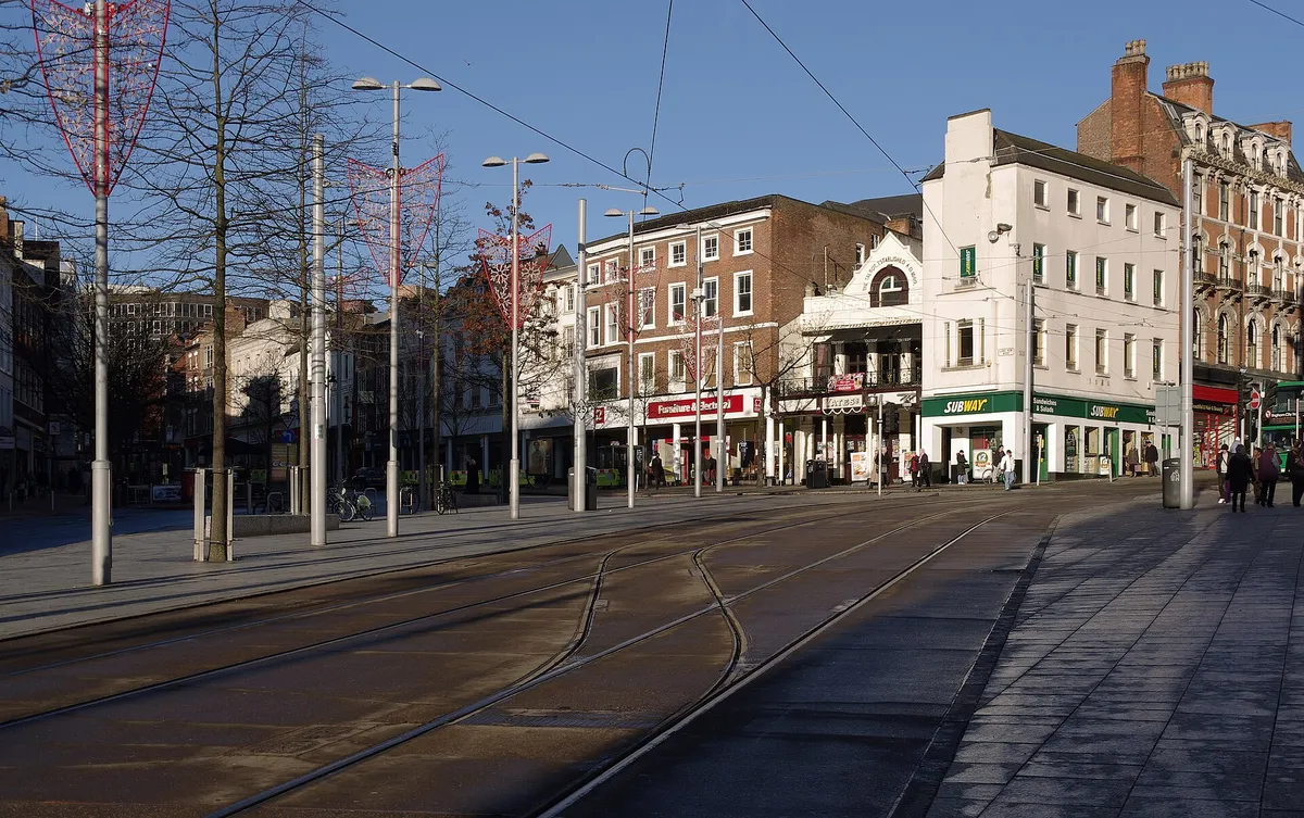 Nottingham: one of the places this quest takes you.