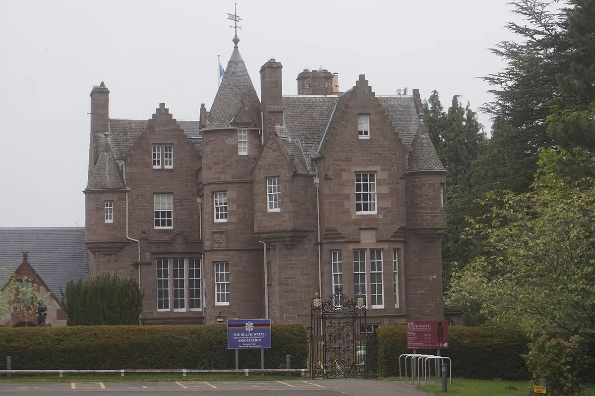 Balhousie Castle, Perth: where your mission begins.