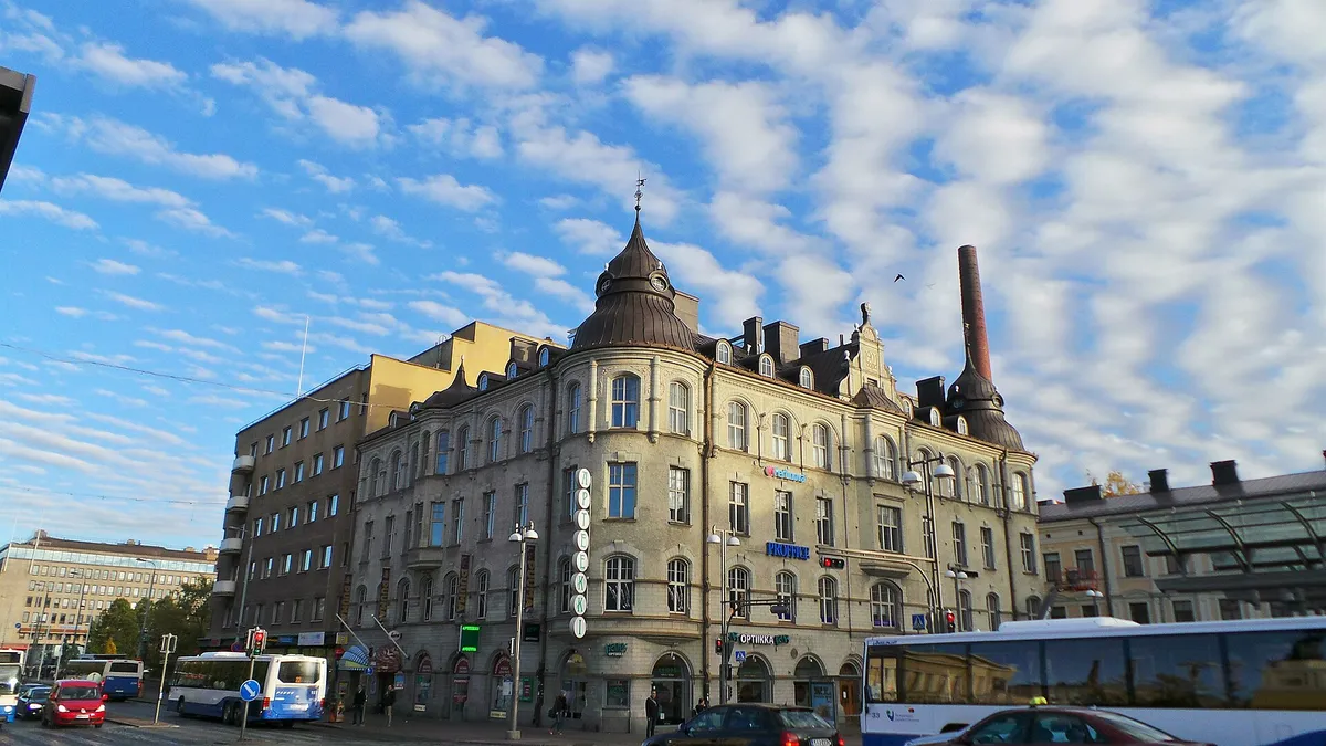 Tampere: one of the places this quest takes you.