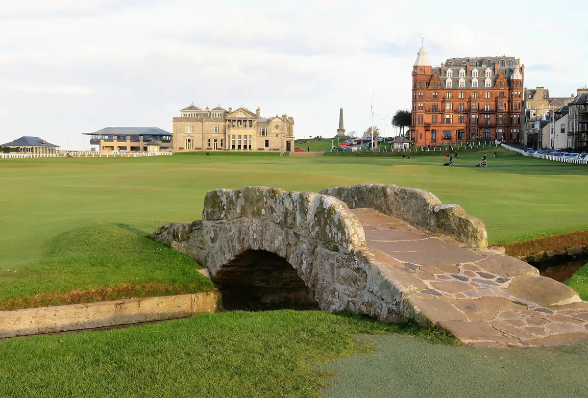 Swilken Bridge, St Andrews: where your mission begins.