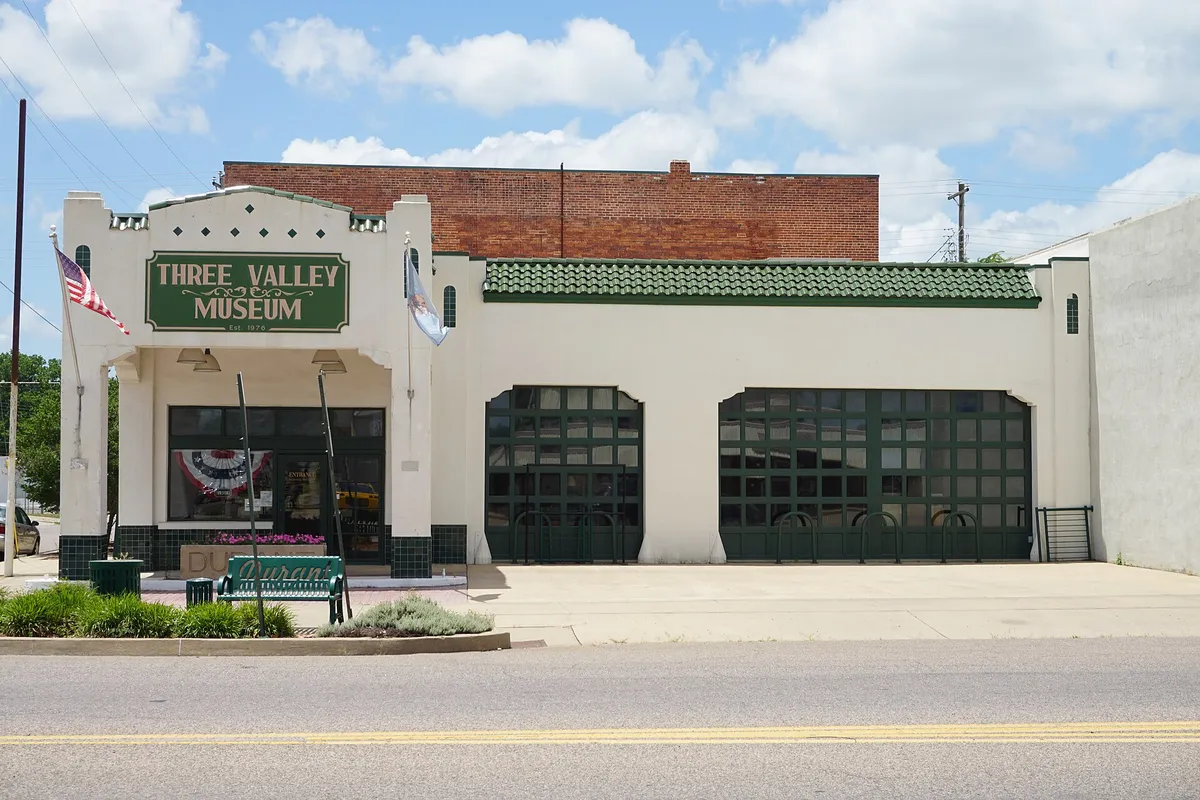 Three Valley Museum, Durant: where your mission begins.