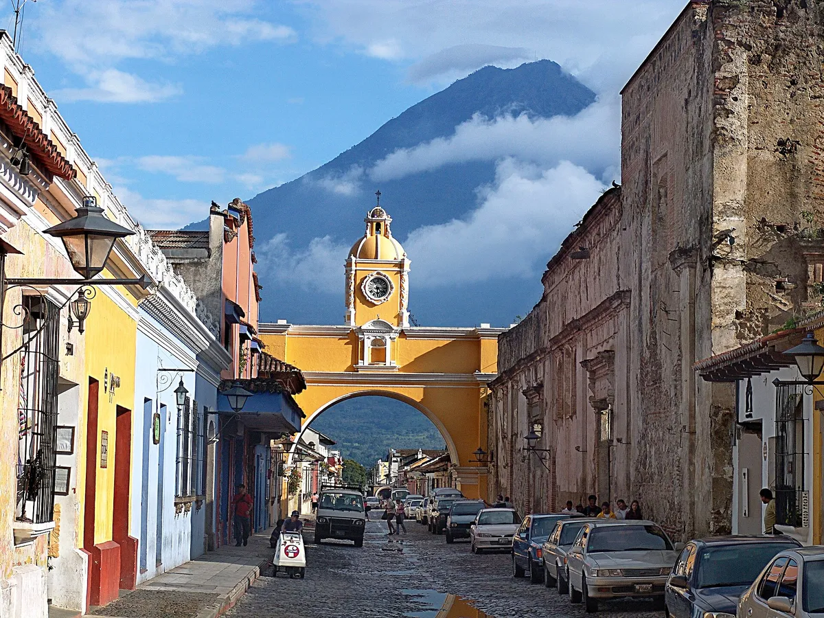 A view in Antigua Guatemala, where this quest is played