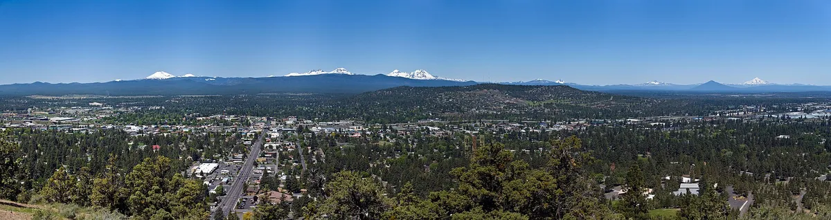 A view in Bend, where this quest is played