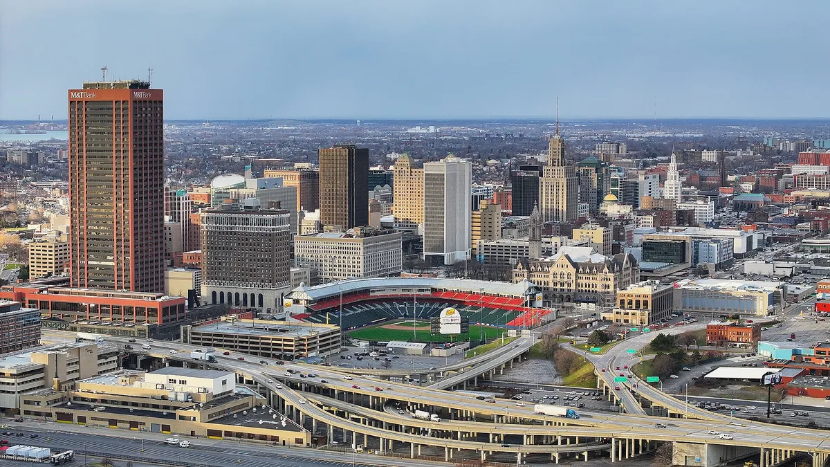 A view in Buffalo, where this quest is played