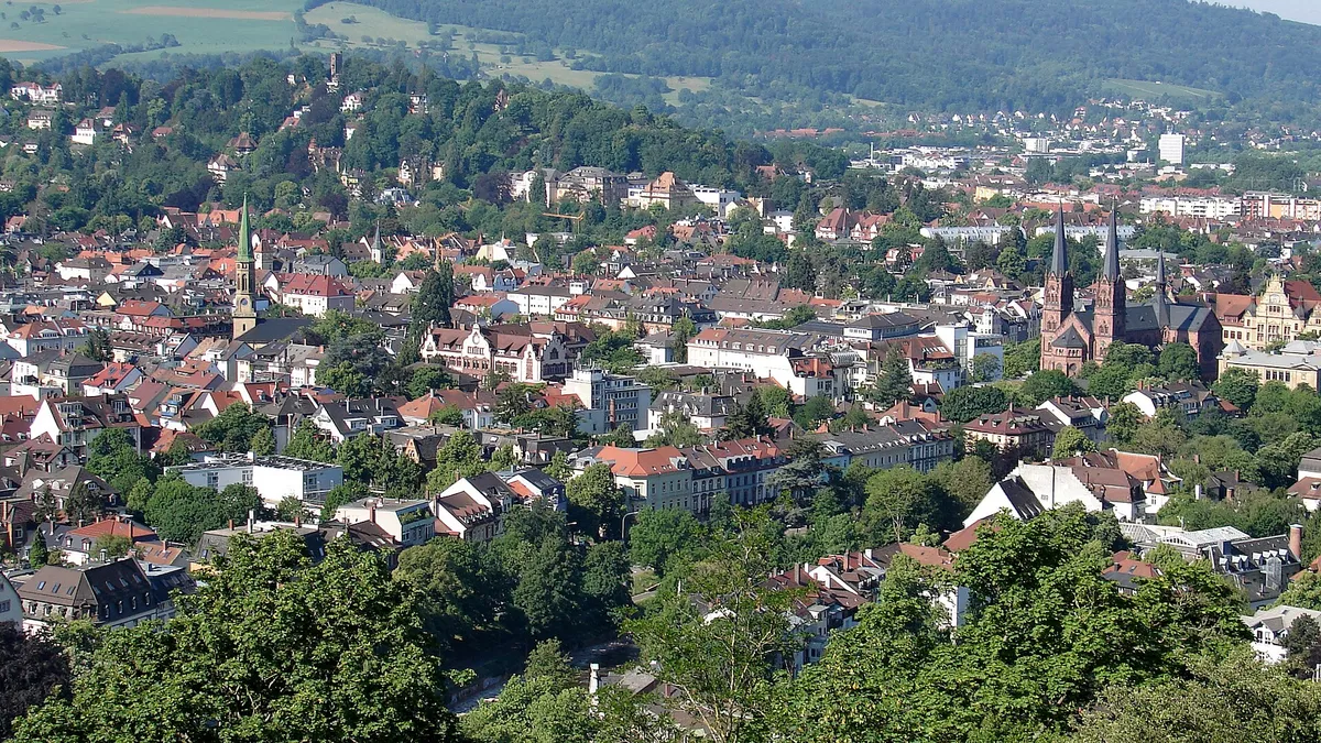 A view in Freiburg, where this quest is played
