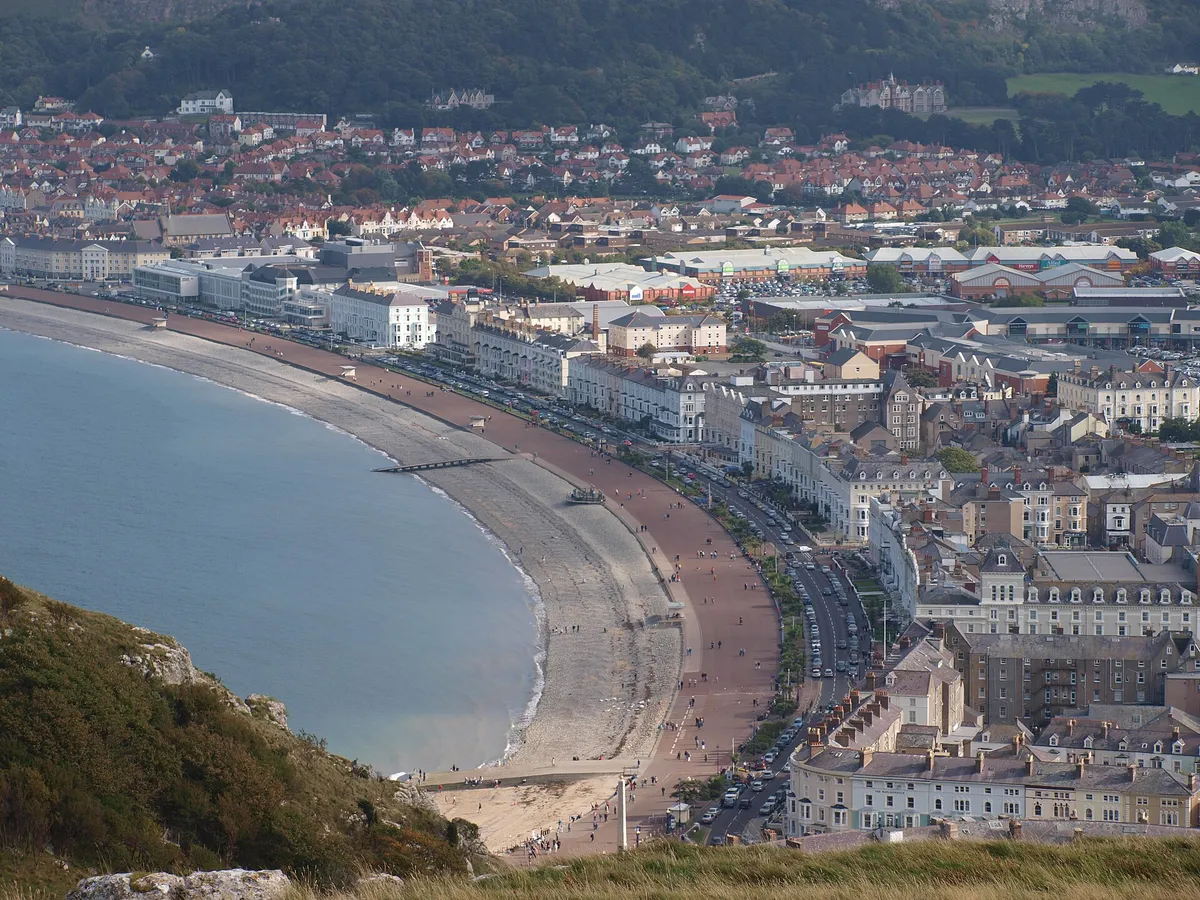 A view in Llandudno, where this quest is played