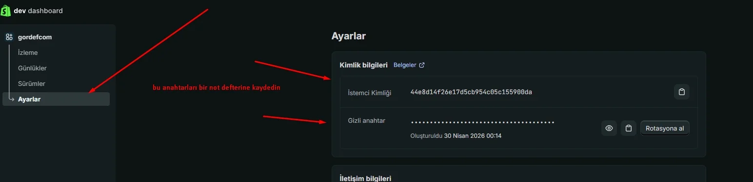 anahtarlar