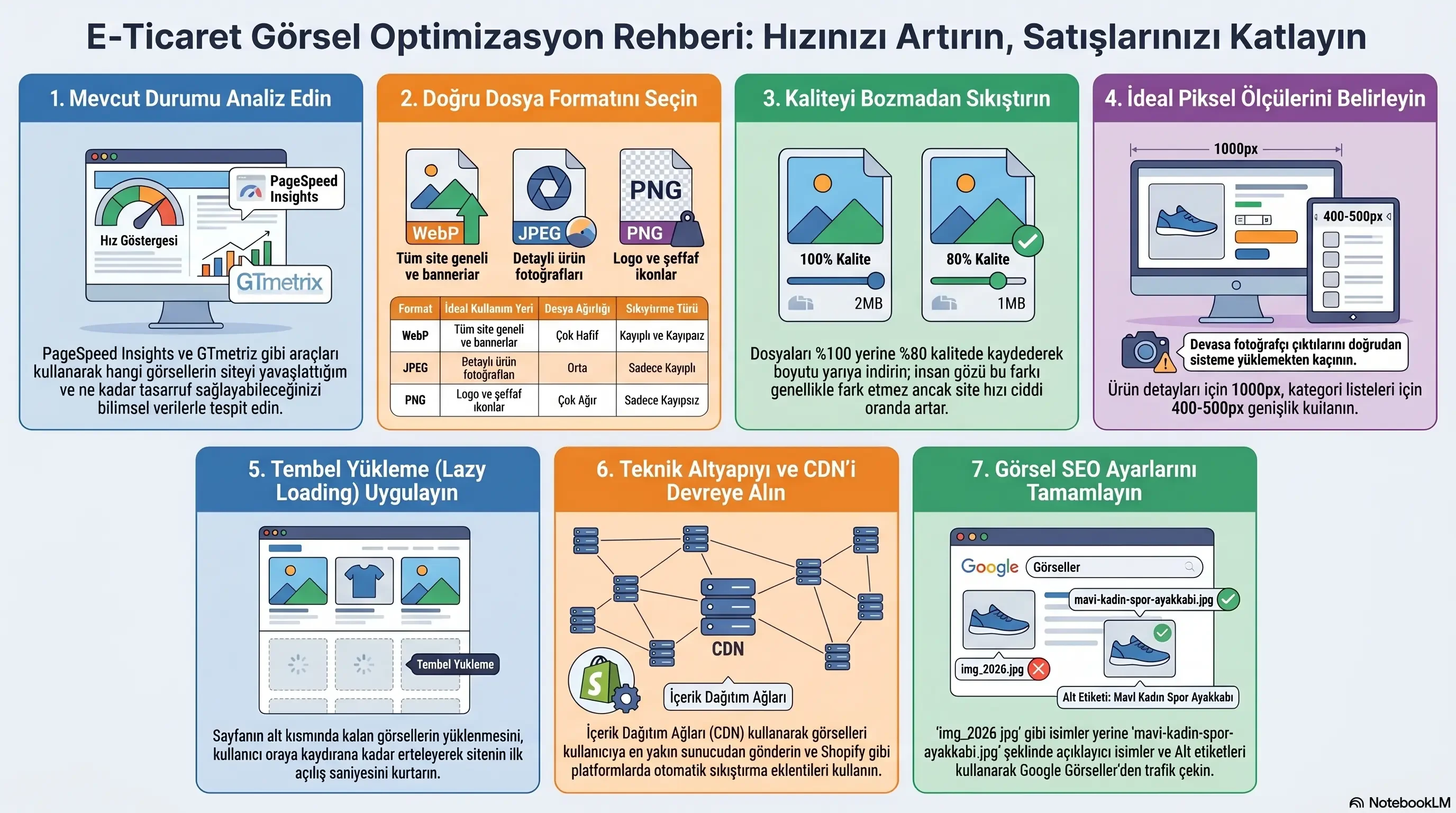 google pagespeed insights gorsel optimizasyon hatalarini giderme ve mobil donusum oranlarini artirma rehberi
