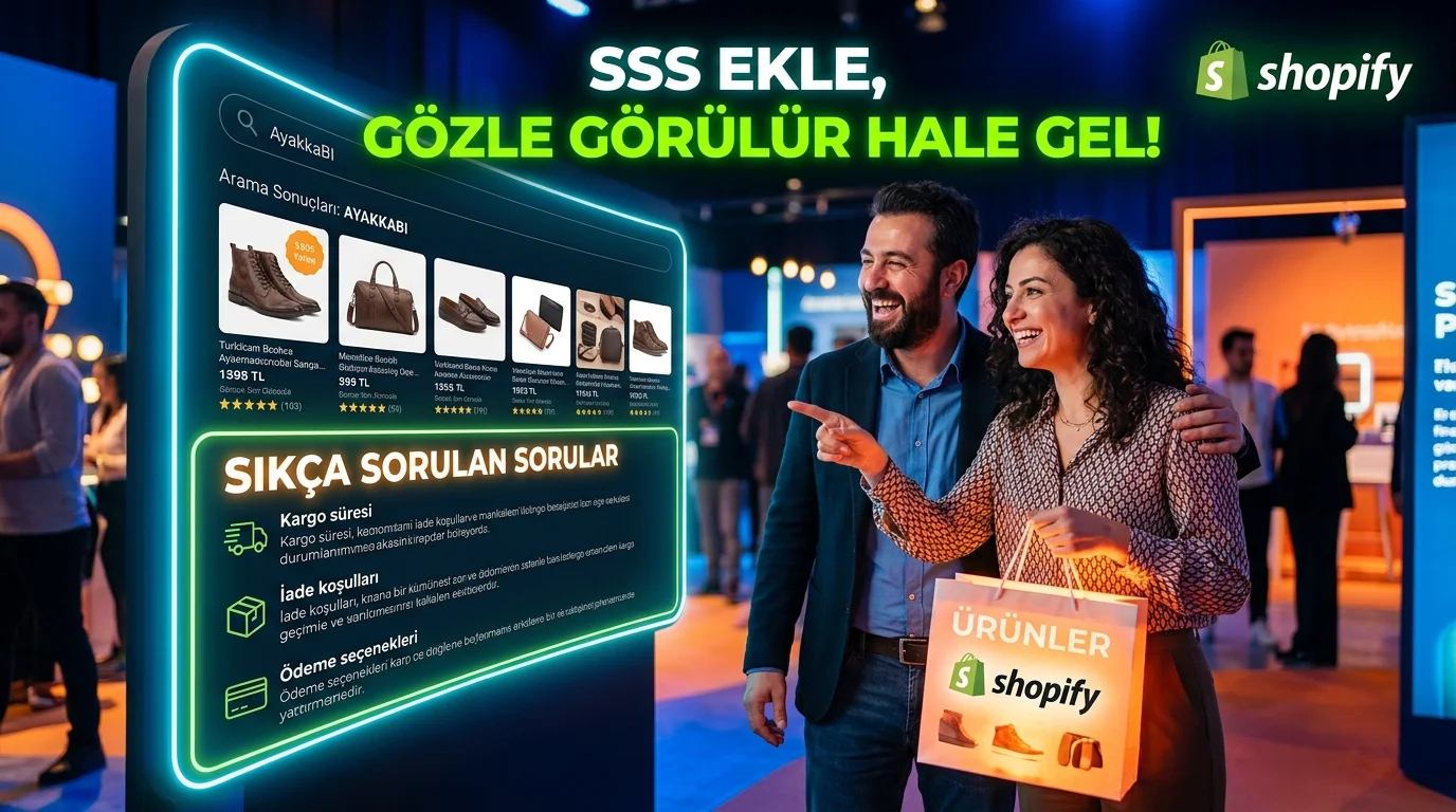 shopifyda sik sorunlan sorular eklemek
