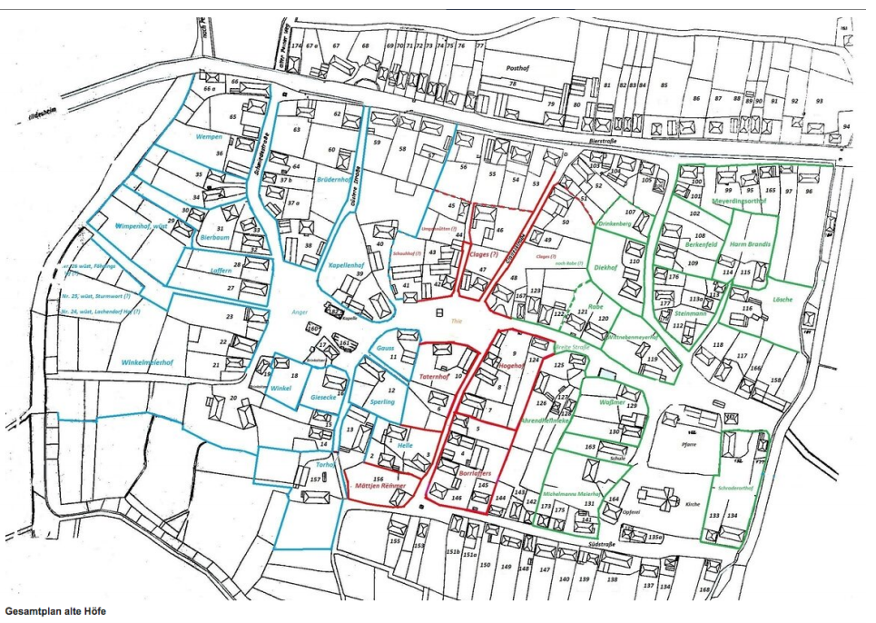 Attachment 1a: Layout of all farms from around 1858