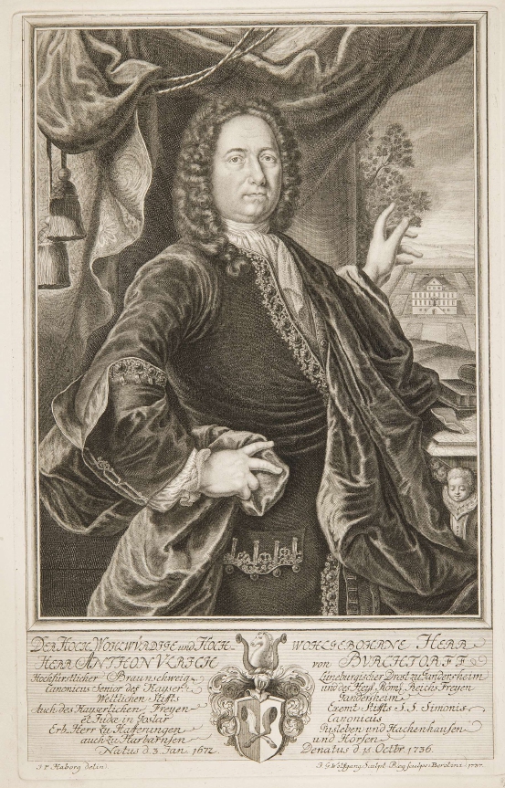 Anton Ulrich Burgdorff — Copper Engraving