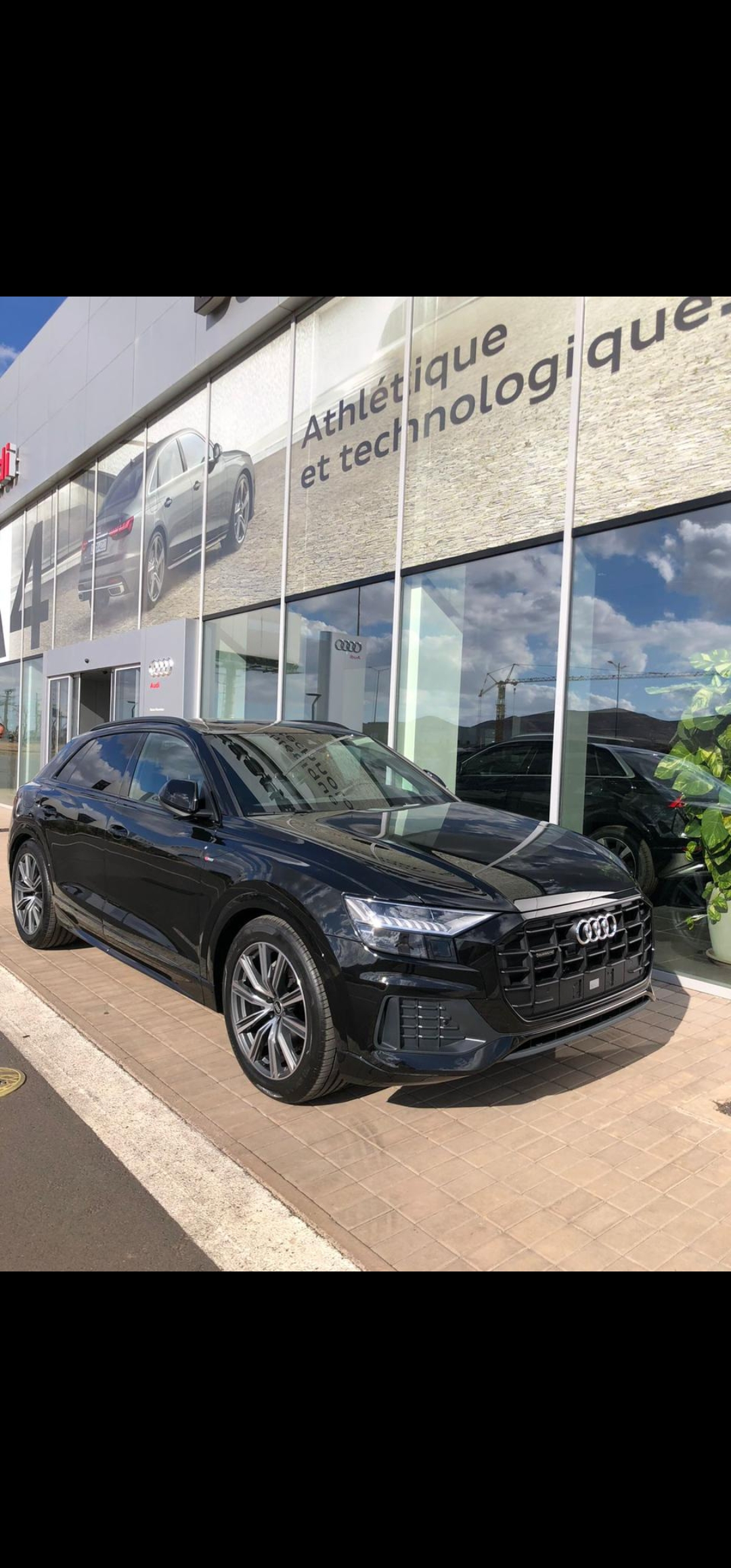 location voiture maroc Audi Noir