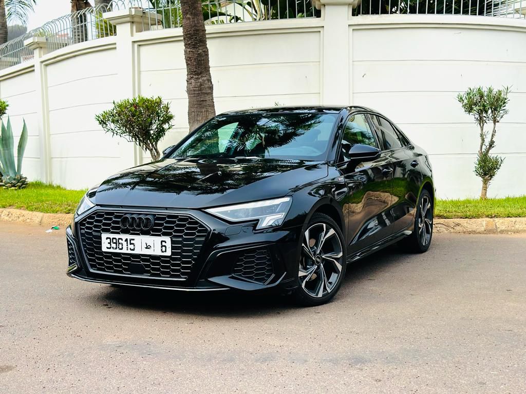 location voiture maroc Audi Noir