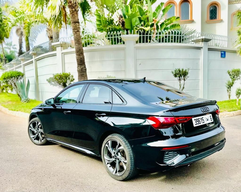 location voiture maroc Audi Noir