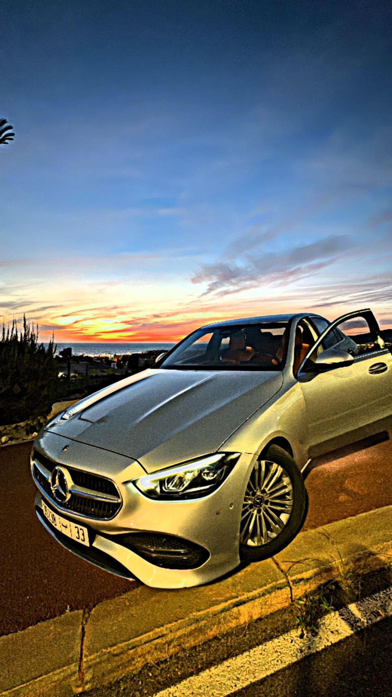 location voiture maroc Mercedes Gris