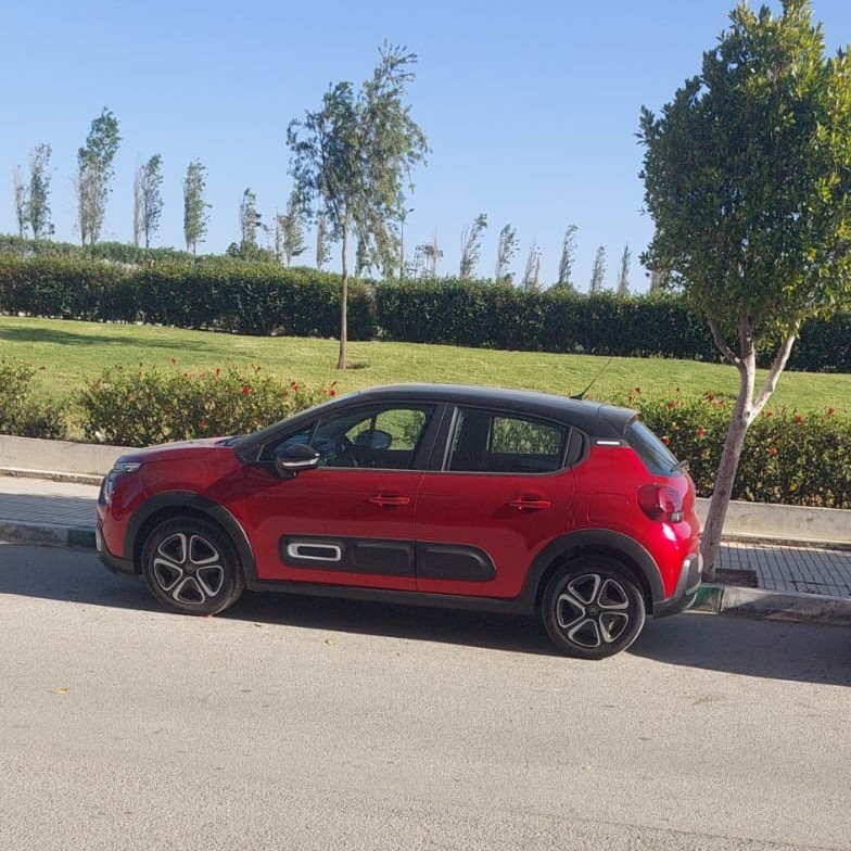 location voiture maroc Citroen Rouge