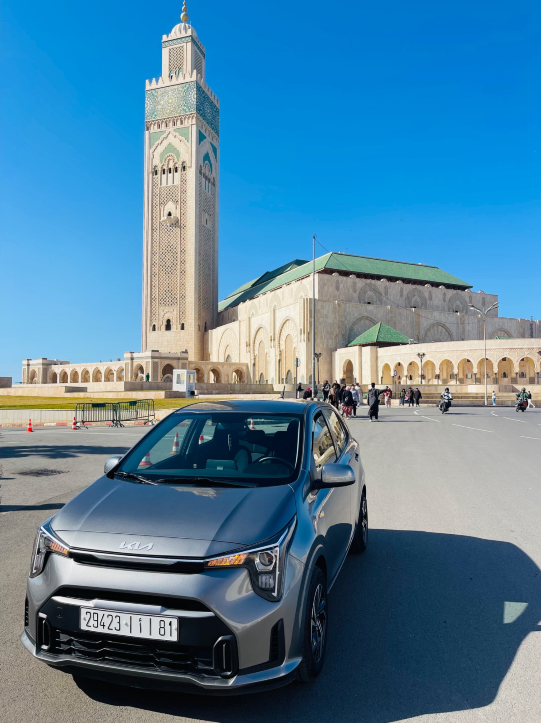 location voiture maroc Kia Gris