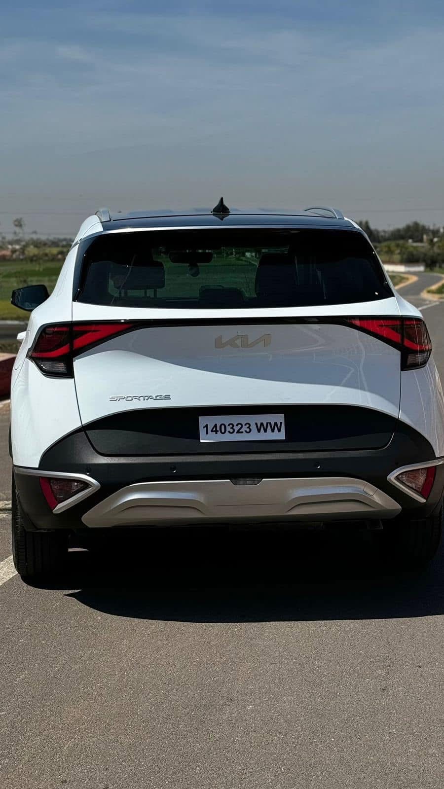 location voiture maroc Kia Blanc 