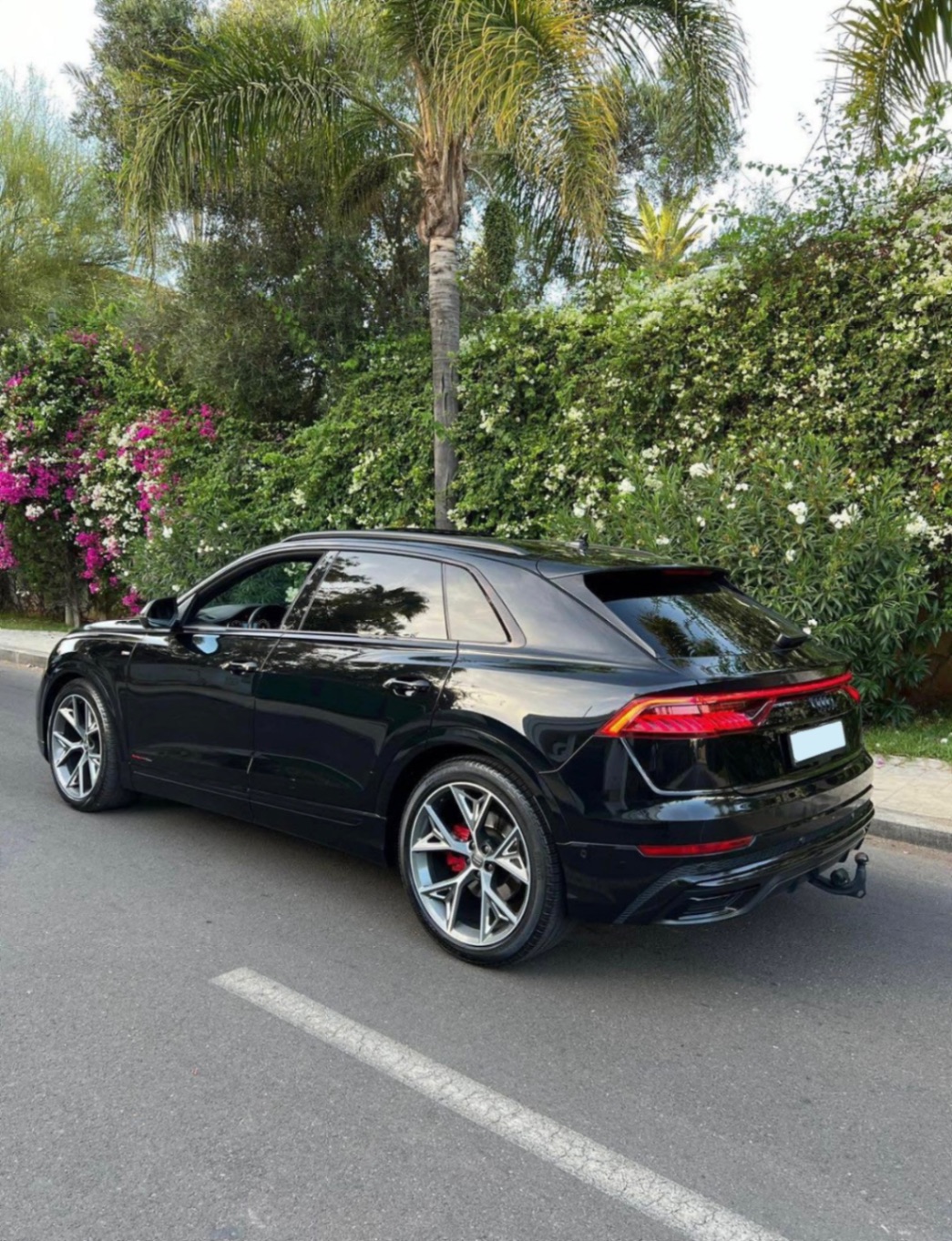 location voiture maroc Audi Noire 