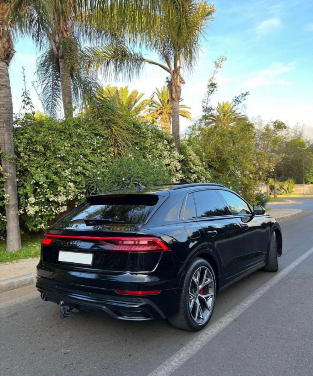 location voiture maroc Audi Noire 