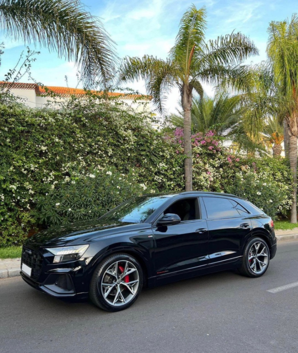 location voiture maroc Audi Noire 