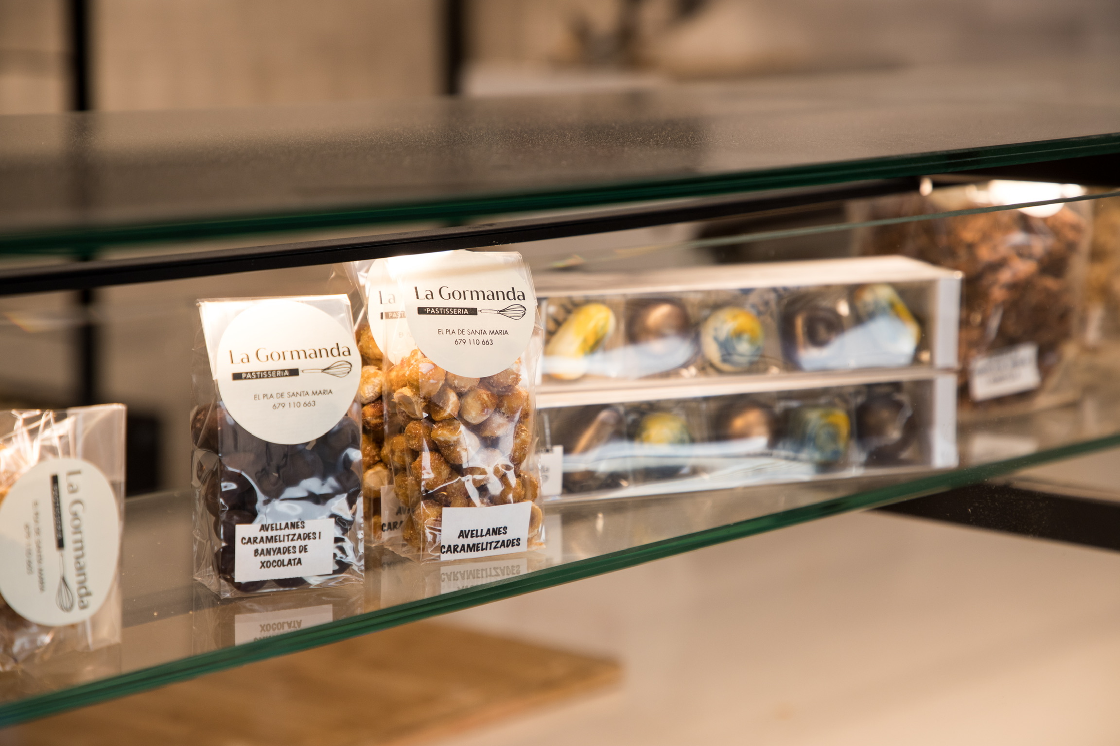 Bombons i torrons a la vitrina