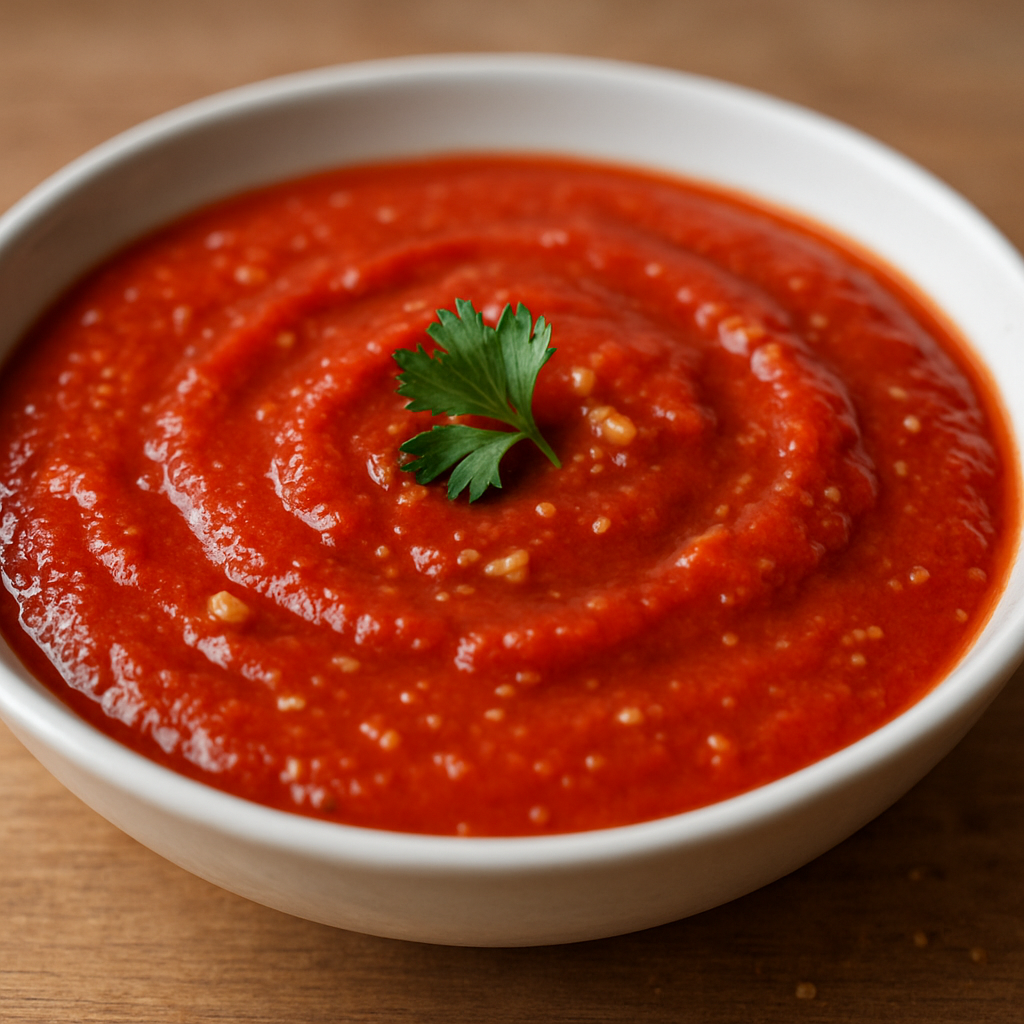 אגיקה חריפה עם מחית אגוזים חלקה