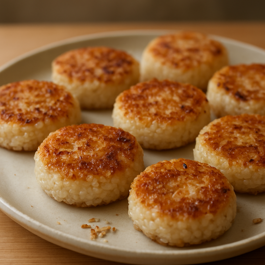 קציצות אורז קוקוס קטנות