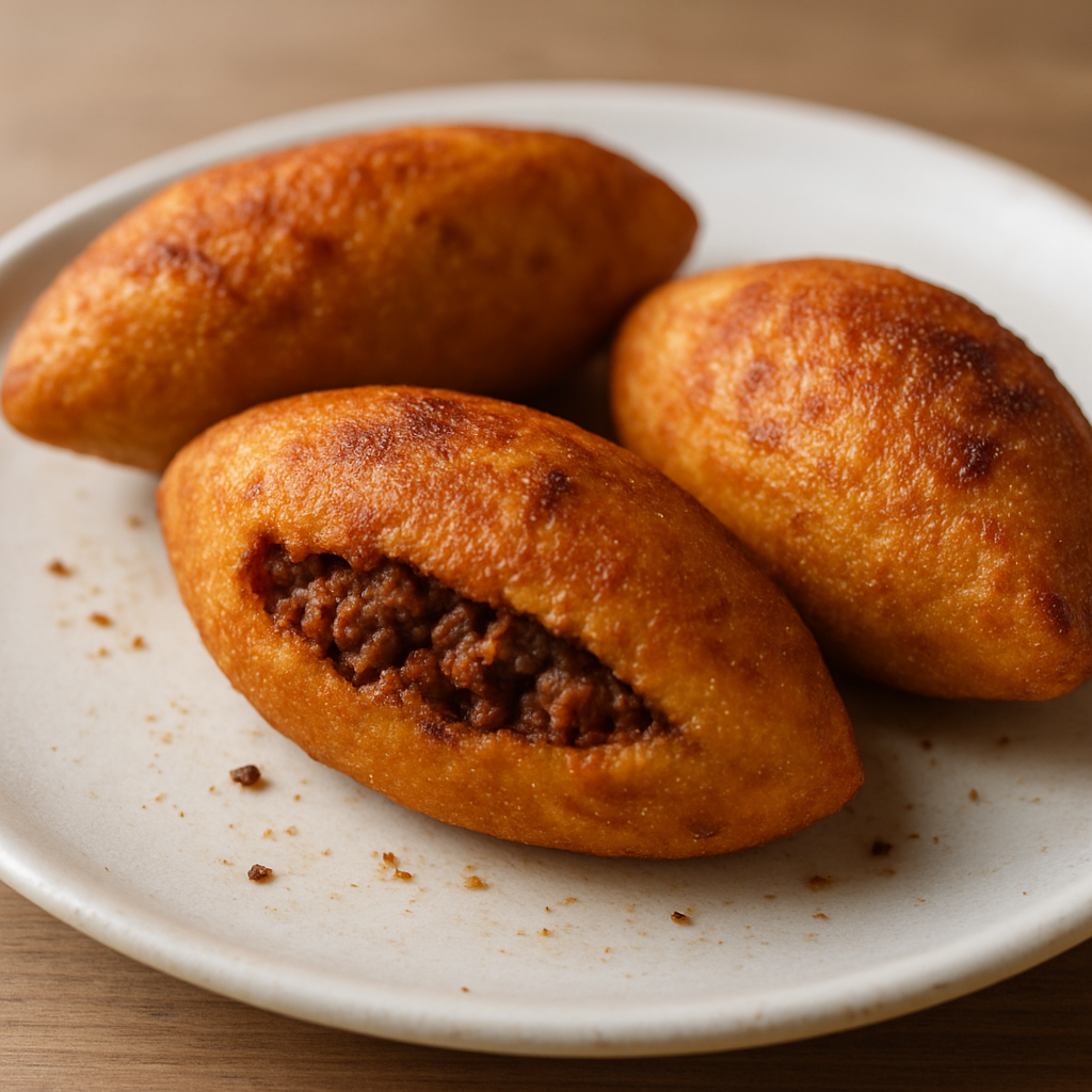 איצלי קיפטה (כדורי בורגול ומילוי בשר) צרובים